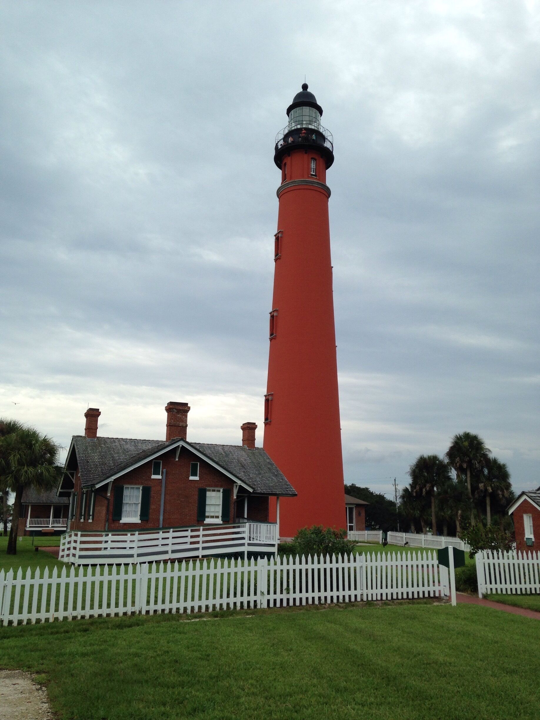 The tallest lighthouse in Florida is 175 feet tall and was completed on November 1, 1887. The Lighthouse complex has all been restored and is one of the best in America. They have a wonderful collection of Fresnel Lens including the original First Order for Ponce Inlet.