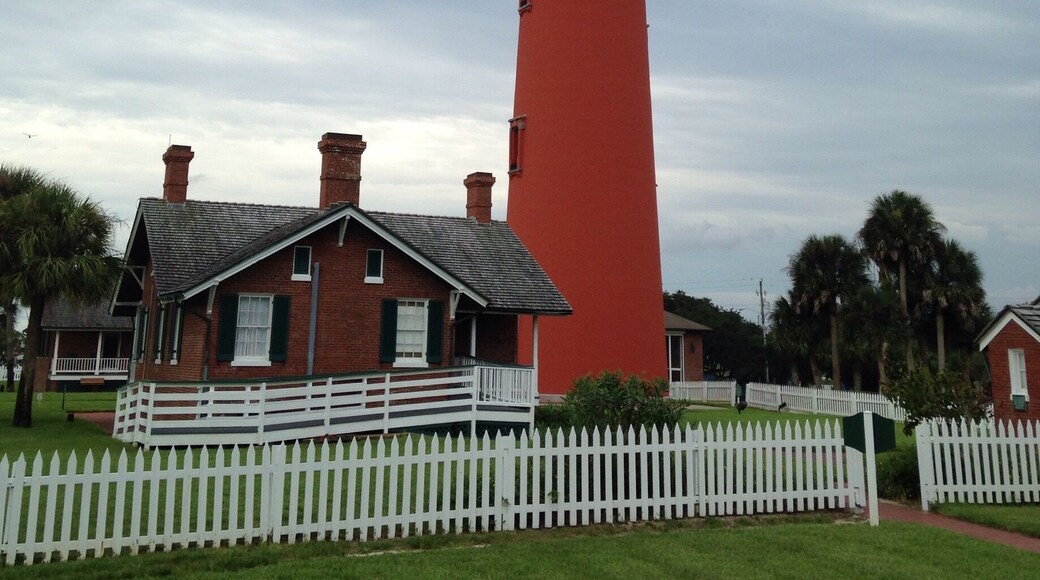 The tallest lighthouse in Florida is 175 feet tall and was completed on November 1, 1887. The Lighthouse complex has all been restored and is one of the best in America. They have a wonderful collection of Fresnel Lens including the original First Order for Ponce Inlet.