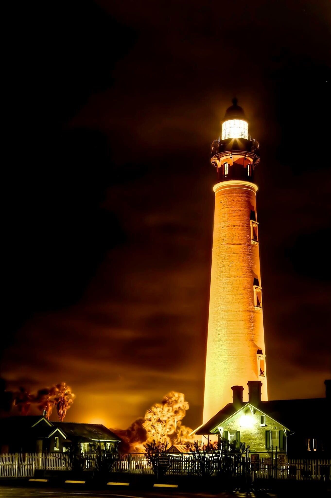 Pounce inlet lighthouse taken using my sons head for a tripod. On display at the National Lighthouse Museum 