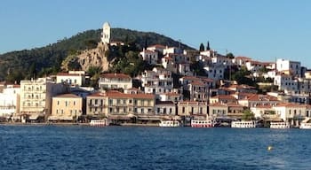 Poros island. View from Galatas port.