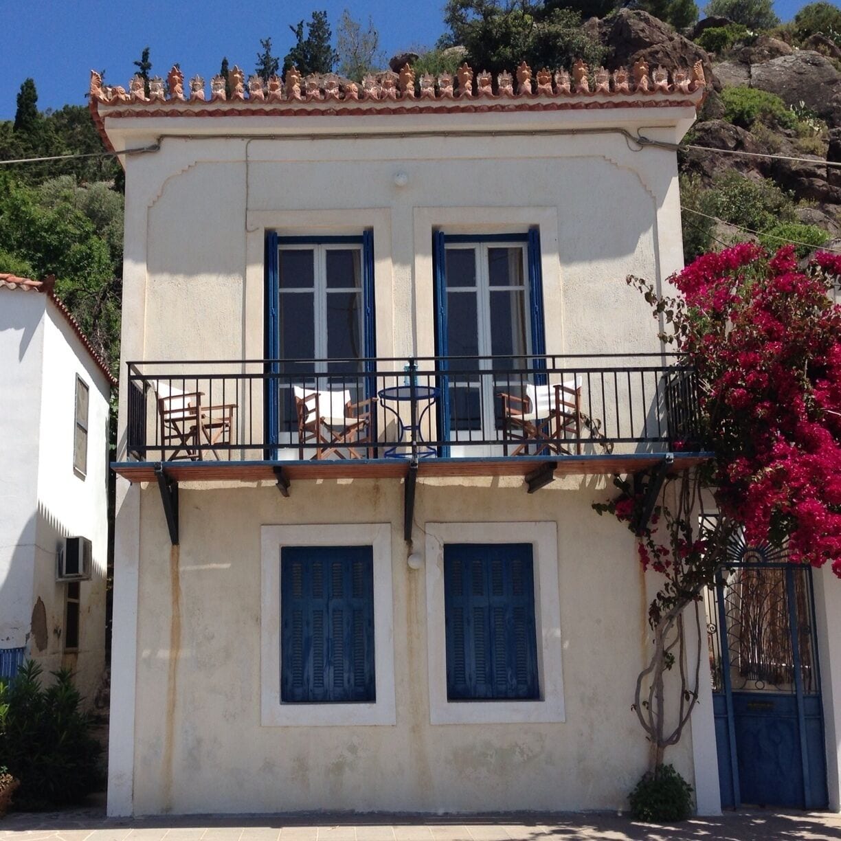 Traditional house in Poros island.