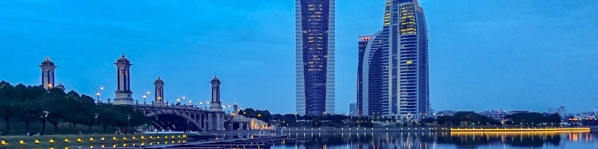 Go and explore Putrajaya. This photo was taken during the blue hour and not far from the Putrajaya International Conversation Center.