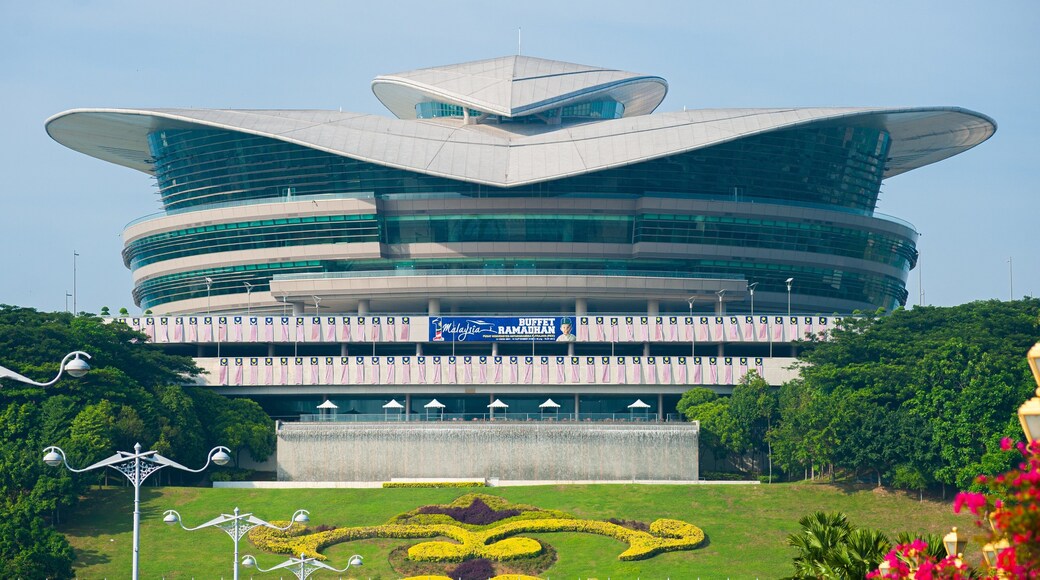 Putrajaya showing a park and modern architecture