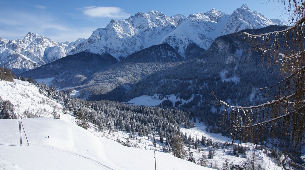 Engadin, Switzerland, between Ftan and Ardez