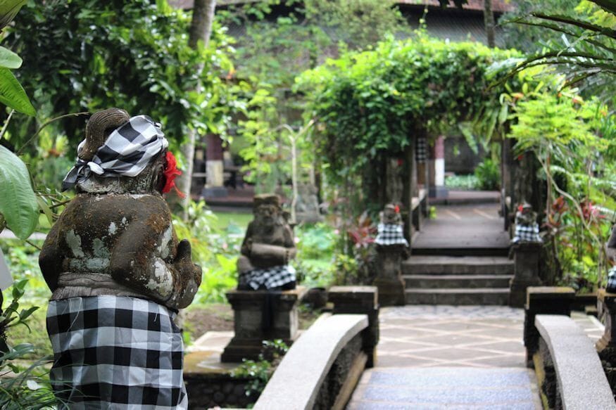 The ARMA has high-end villas but also has a museum and gardens. Entrance to the museum and gardens cost 60,000 IDR. The gardens have many (many many many) stone and concrete carvings. The carvings are in good shape but old enough to be photographic awesomeness. Entrance also gets you a free drink at their cafe.