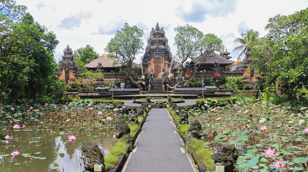 Beautiful temple with Lotus pond in the heart of Ubud