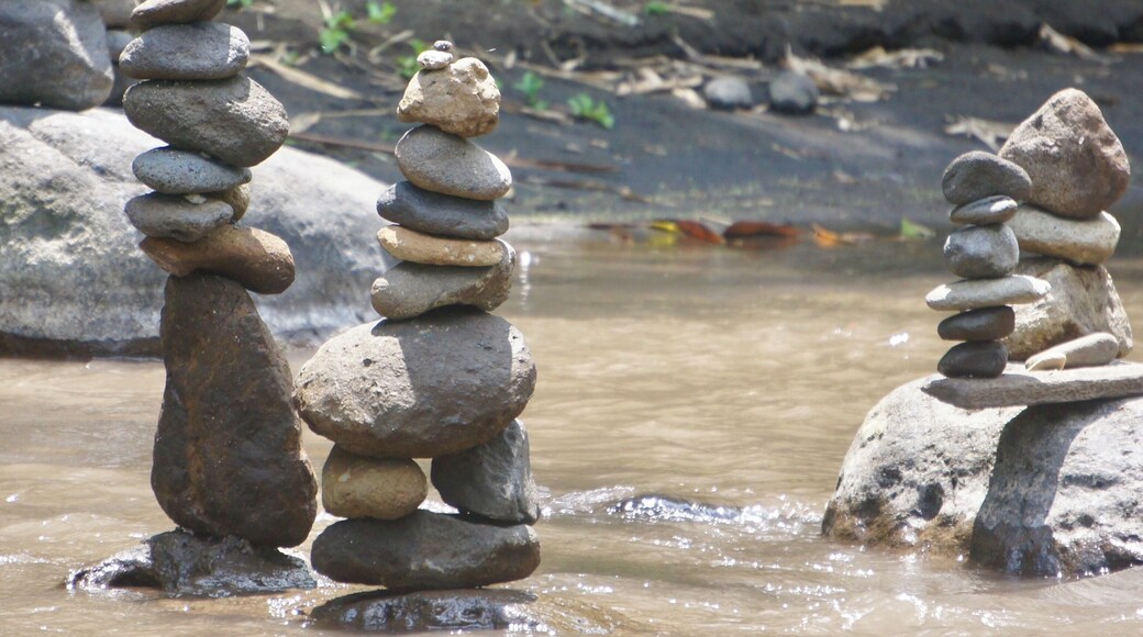 I found these by the river. “stone balancing is an a discipline which rocks are balanced on top of one another in various positions without the use of adhesives, wires, supports, rings or any other contraptions which would help maintain the balance”