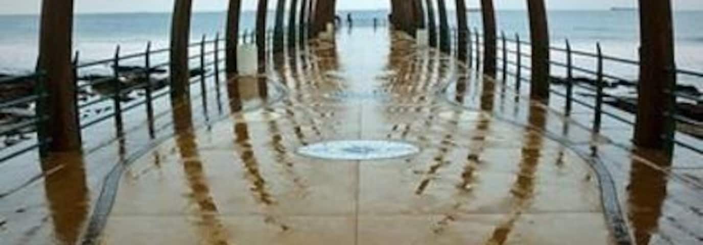 Beautiful Pier at Umhlanga Beach KZN South Africa