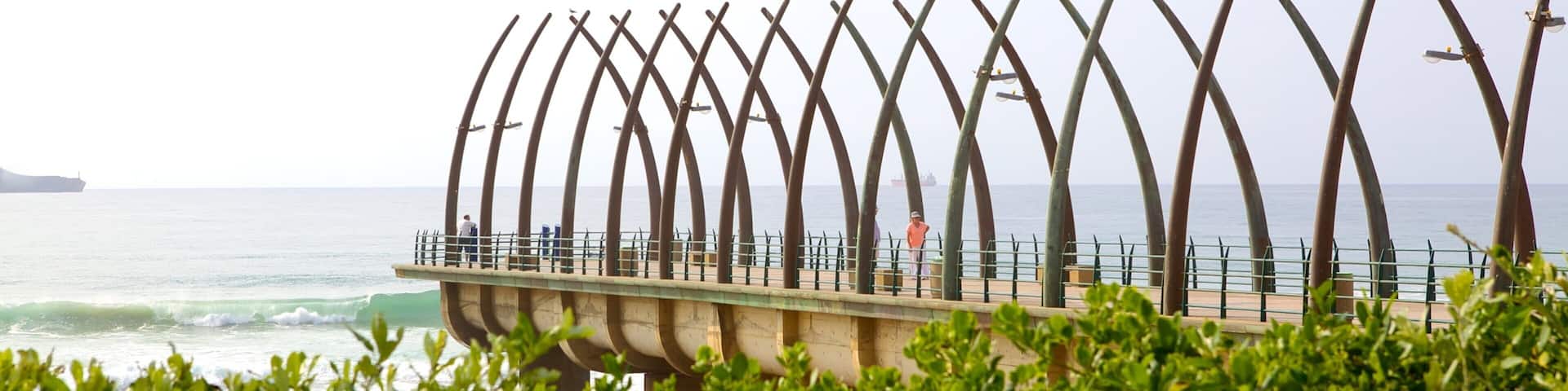 Umhlanga which includes general coastal views