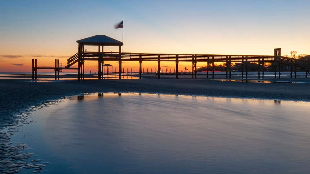 Pier at Low Tide