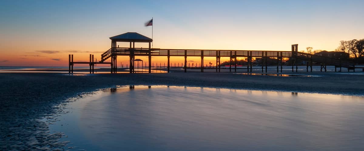Pier at Low Tide
