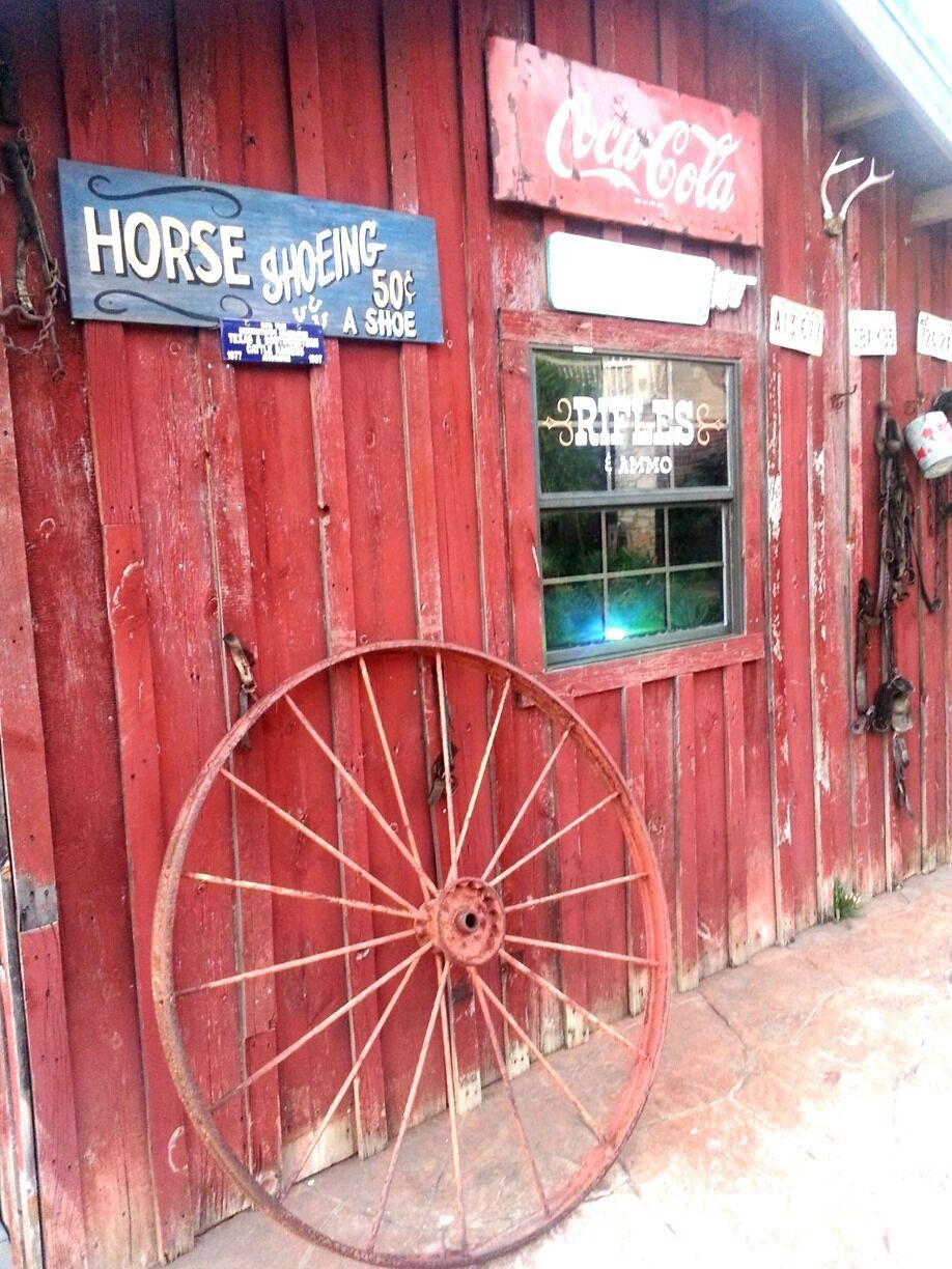 SaltGrass old horse shoe barn.