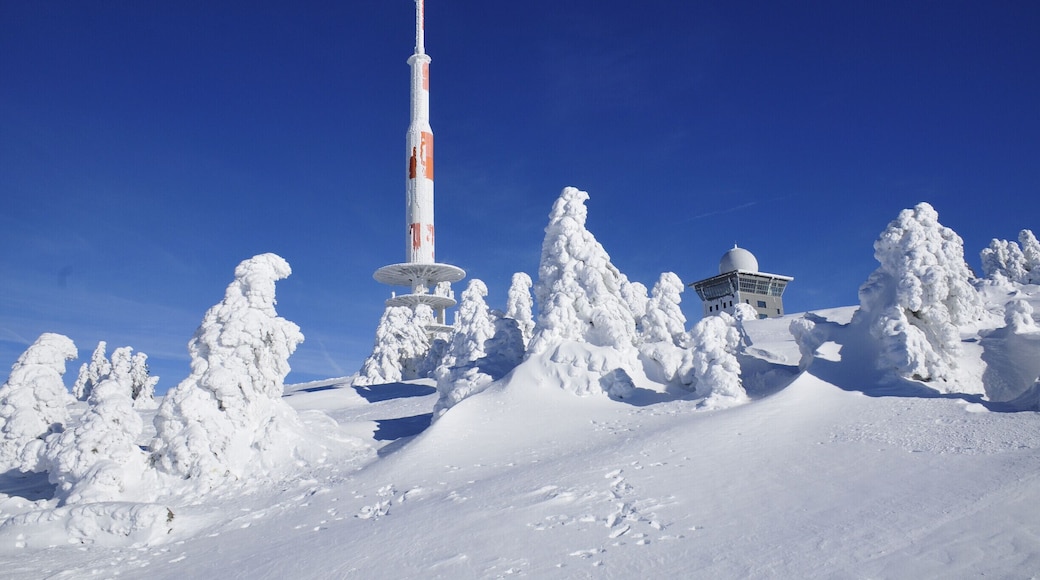 Broadcast tower on the Brocken 1142m above sealevel. Harz/Germany