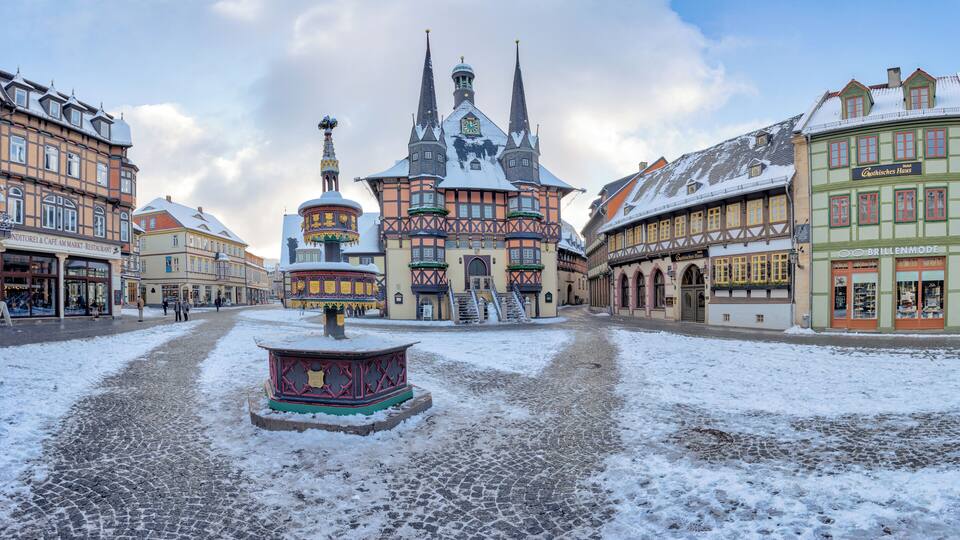 Wernigerode – City Hall in Old Town