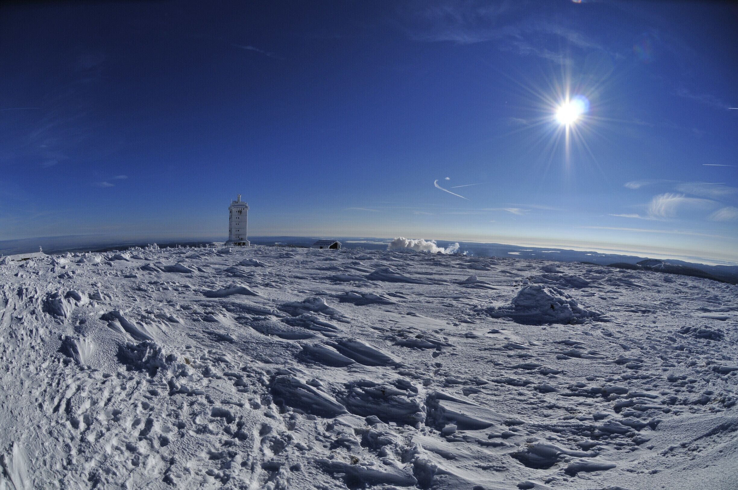 Winterlandscape on the Brocken 1142m (Harz/Germany) above sealevel