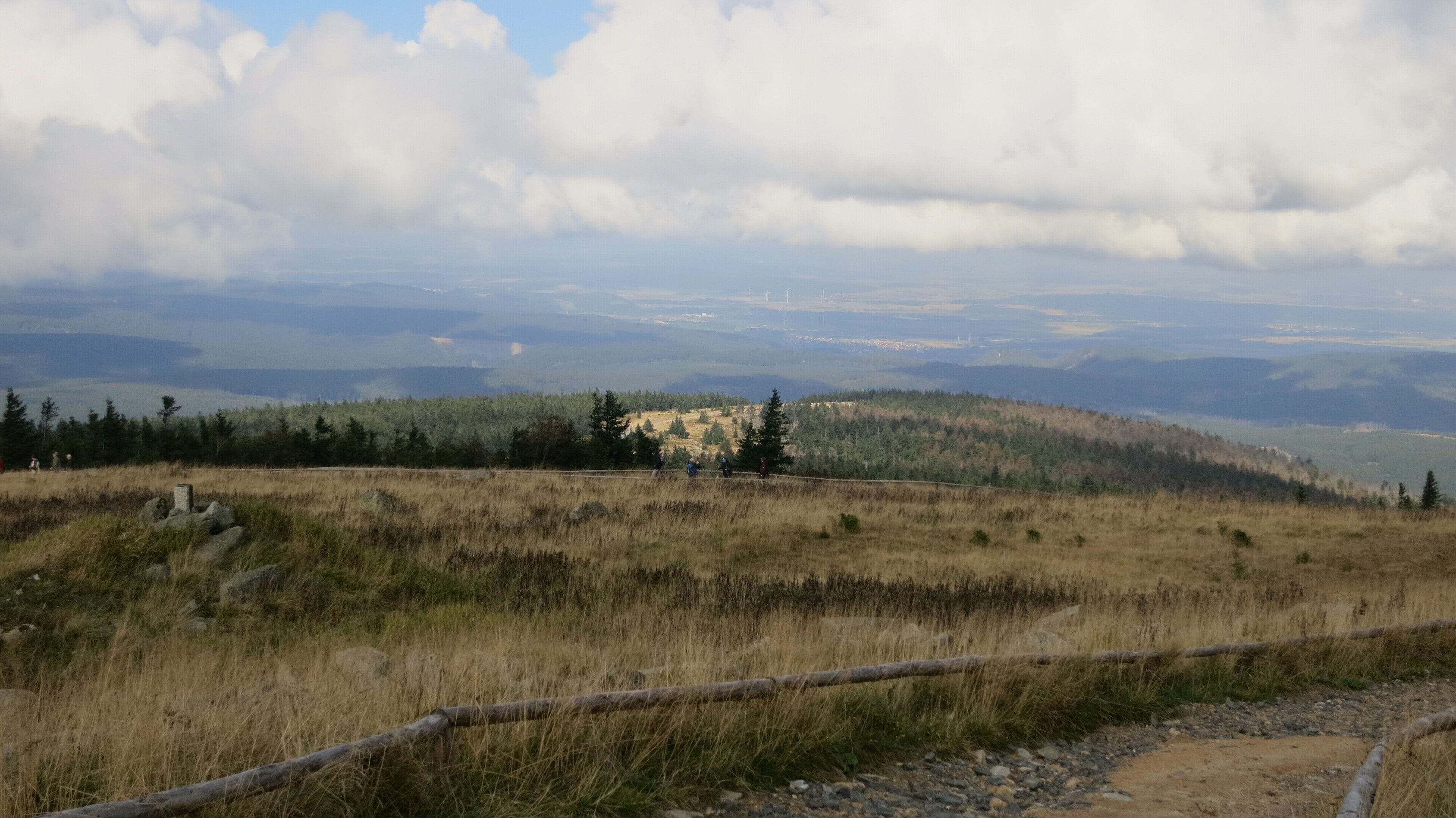 Blick vom Brockengipfel