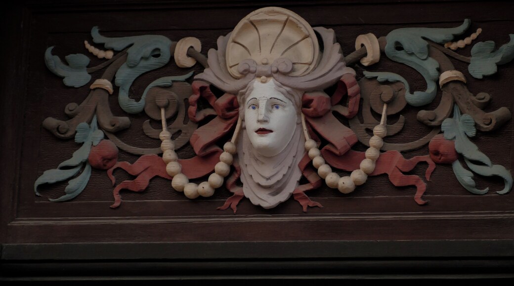 Exterior detail of a very unique cafe