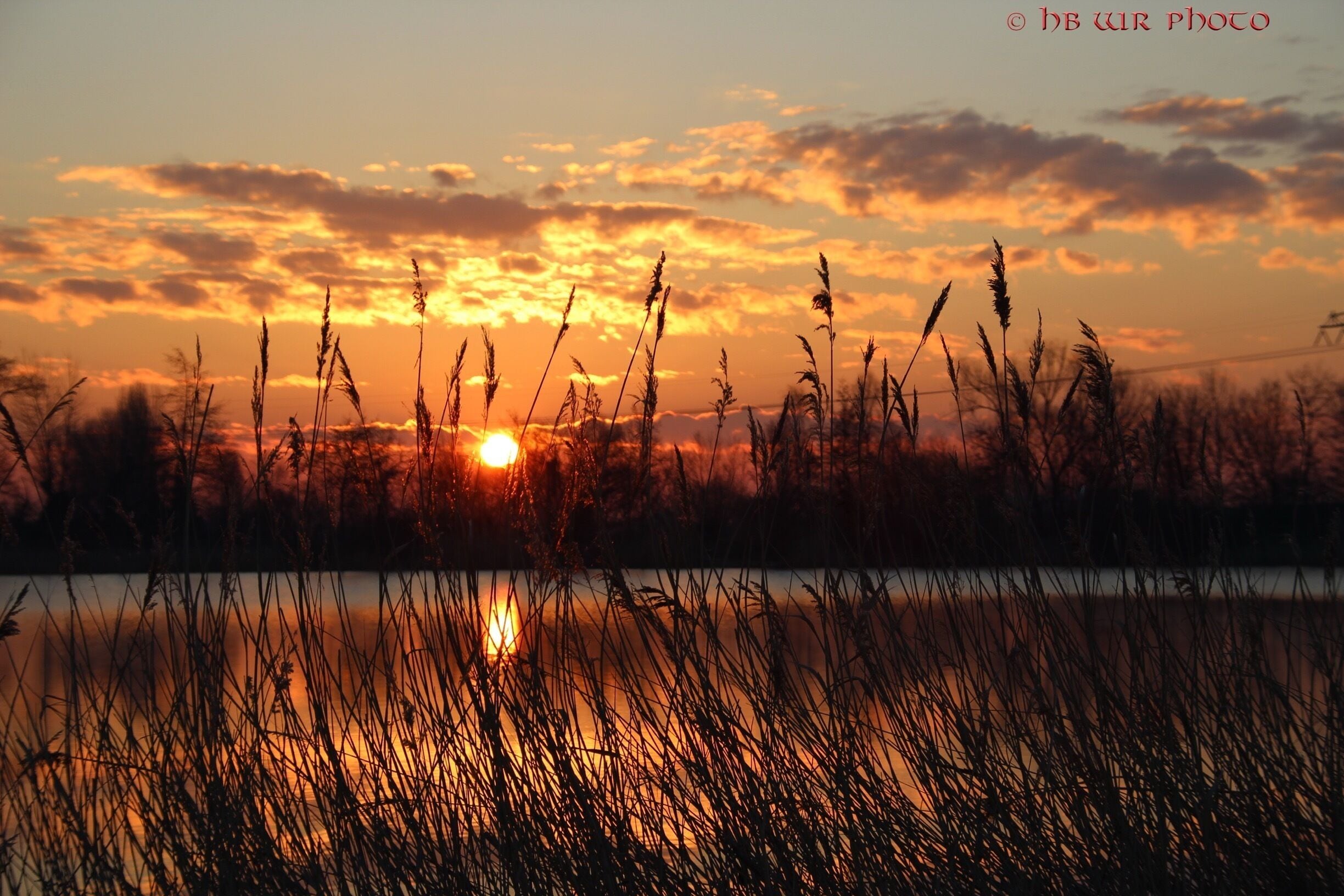 Sonnenaufgang an der Teichmühle