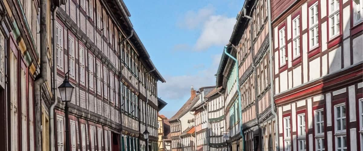 Looking to get off the tourist trails in Germany, take yourself to the Harz region. Lots of fantistic little villages with streets of traditional half timbered houses. You could spend hours just wandering the little cobbled streets & you half expect some fairytale characters to come and greet you!