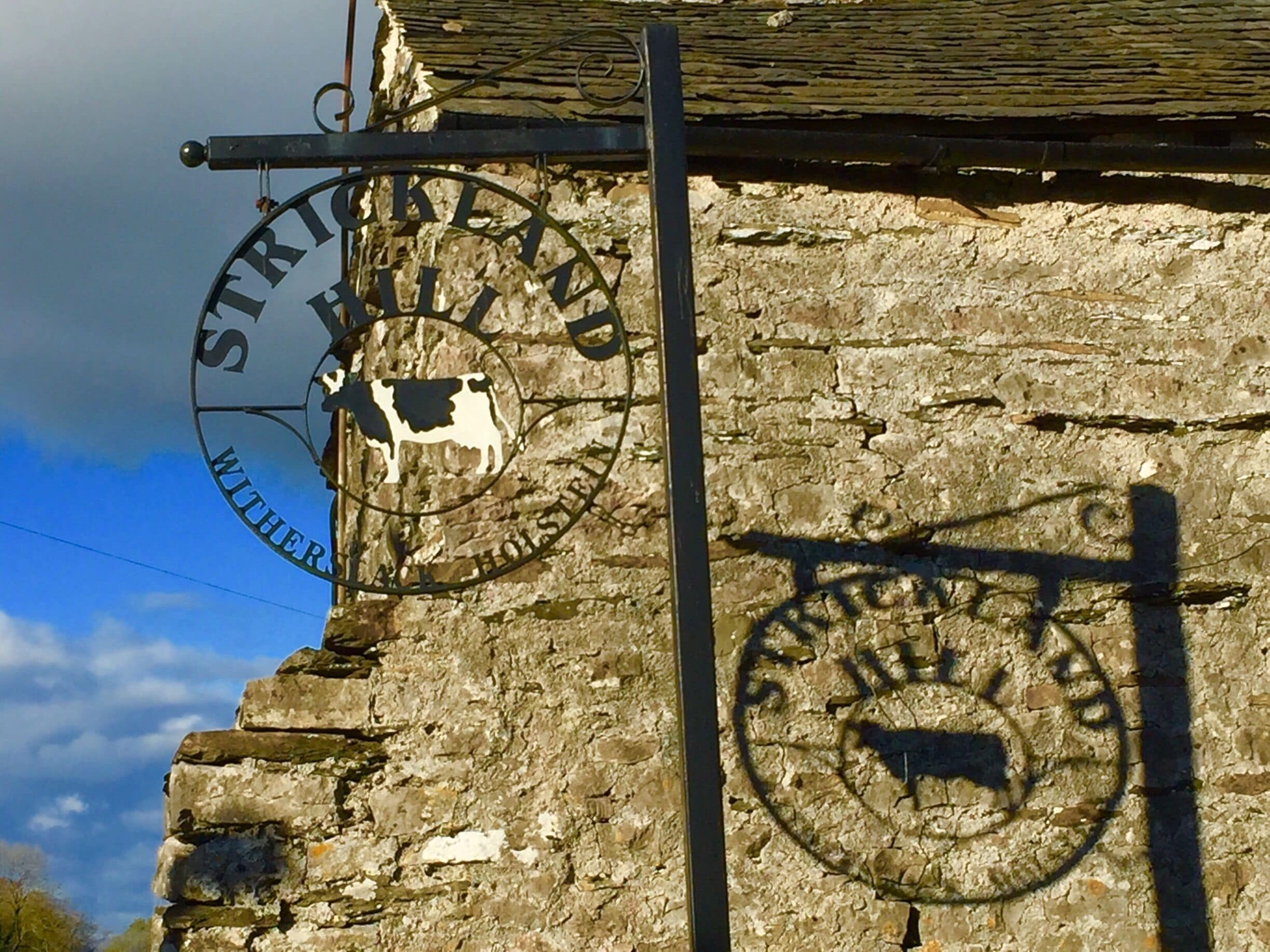Just liked the shadow as we passed this farm