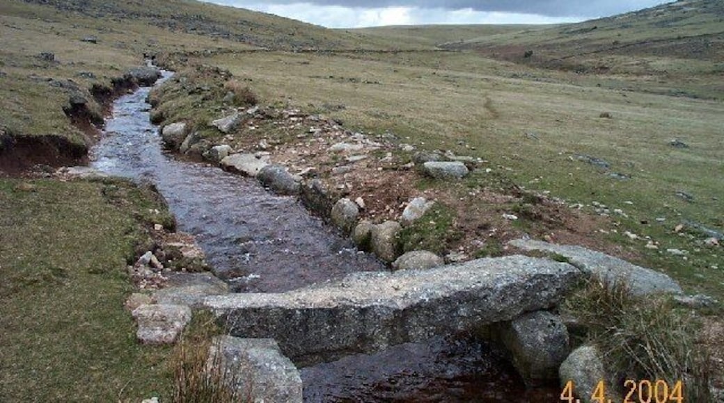Upper Walkham valley. A bridge over the Sortridge leat. This leat was originally made to transport water to the copper mines near Sortridge some 6 miles away.