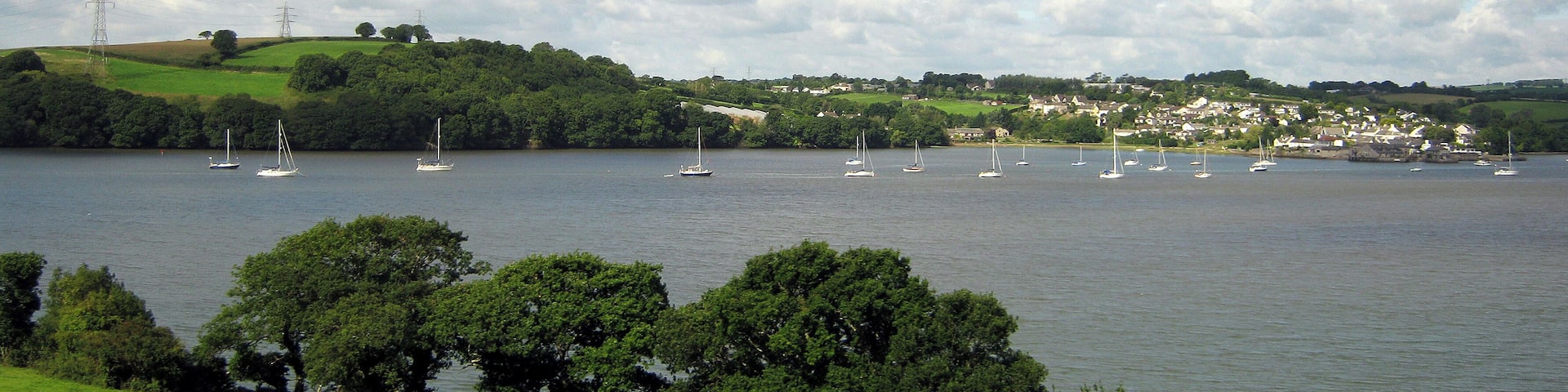 View across the Tamar south of Bere Ferrers