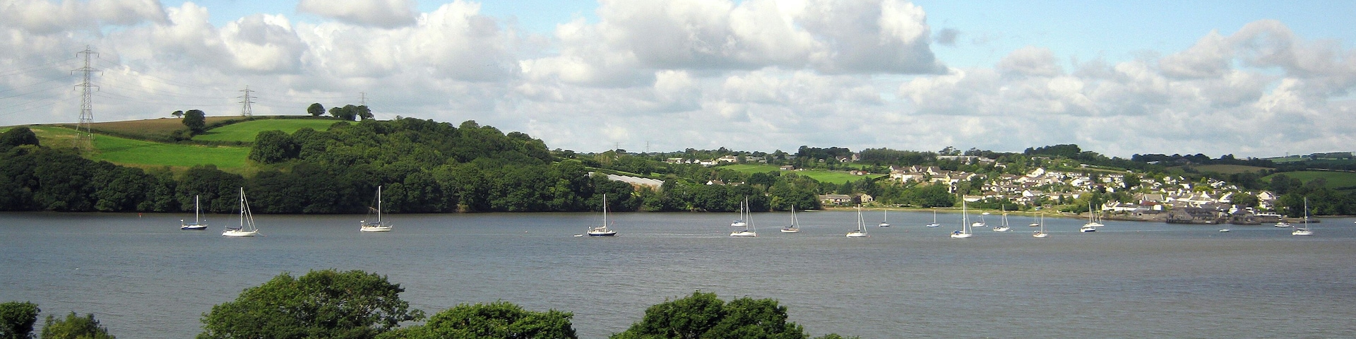 View across the Tamar south of Bere Ferrers