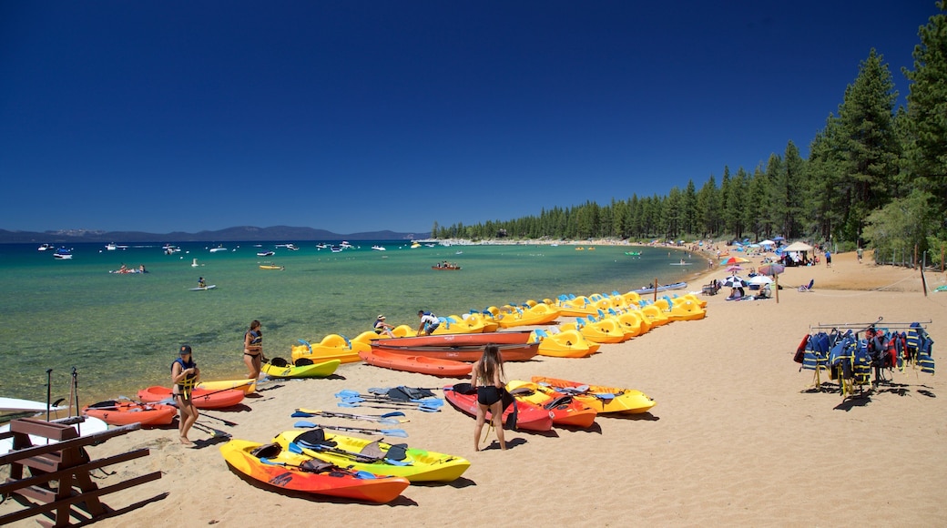 Zephyr Cove som viser strand og kyst