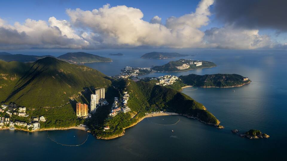 Repulse Bay and Stanley Aerial Hong Kong Island