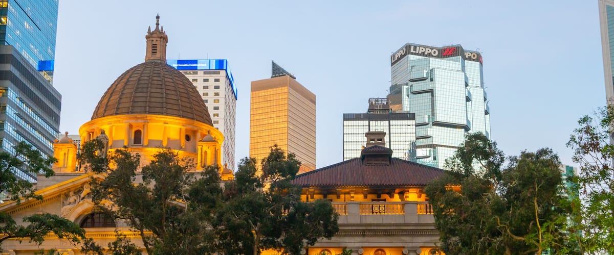 Central showing a city