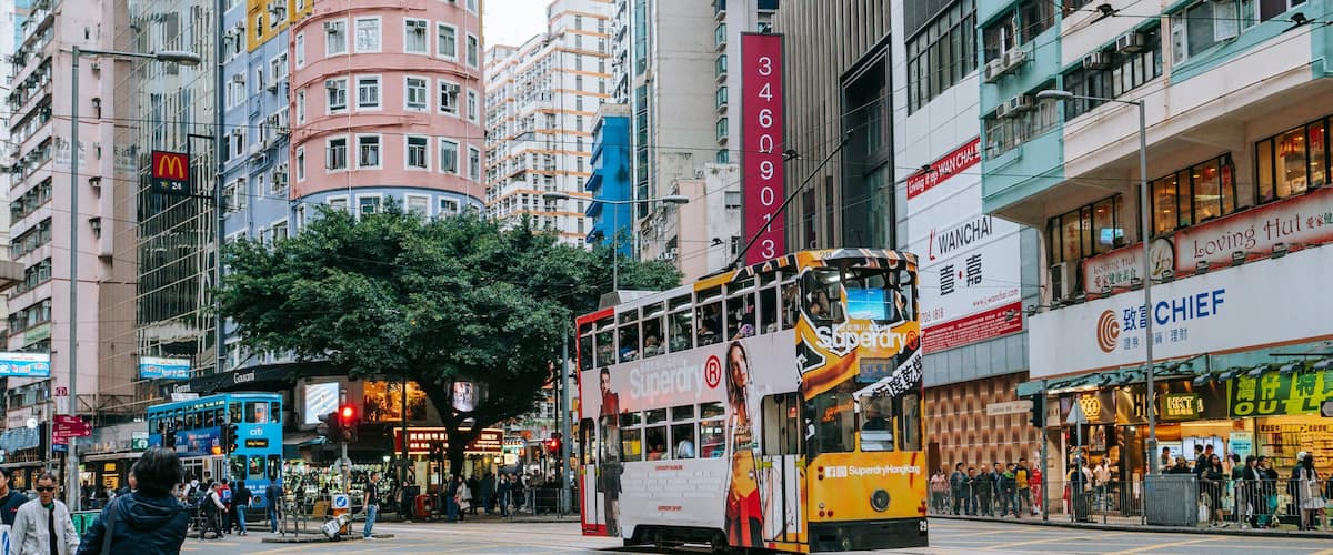 Wan Chai which includes a city