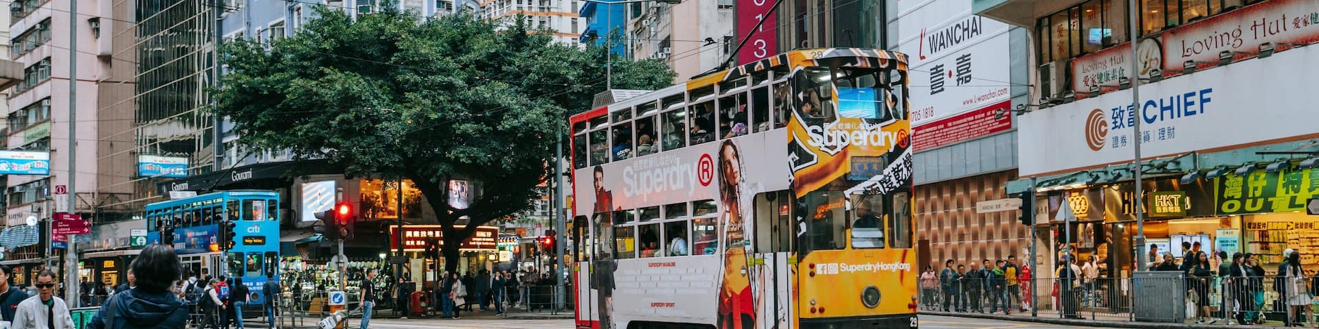 Wan Chai which includes a city