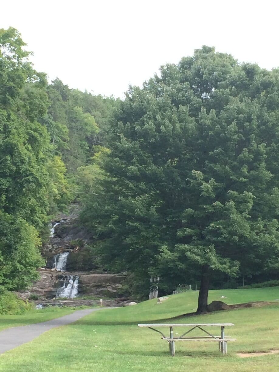 A nice set of waterfalls in the state park. 