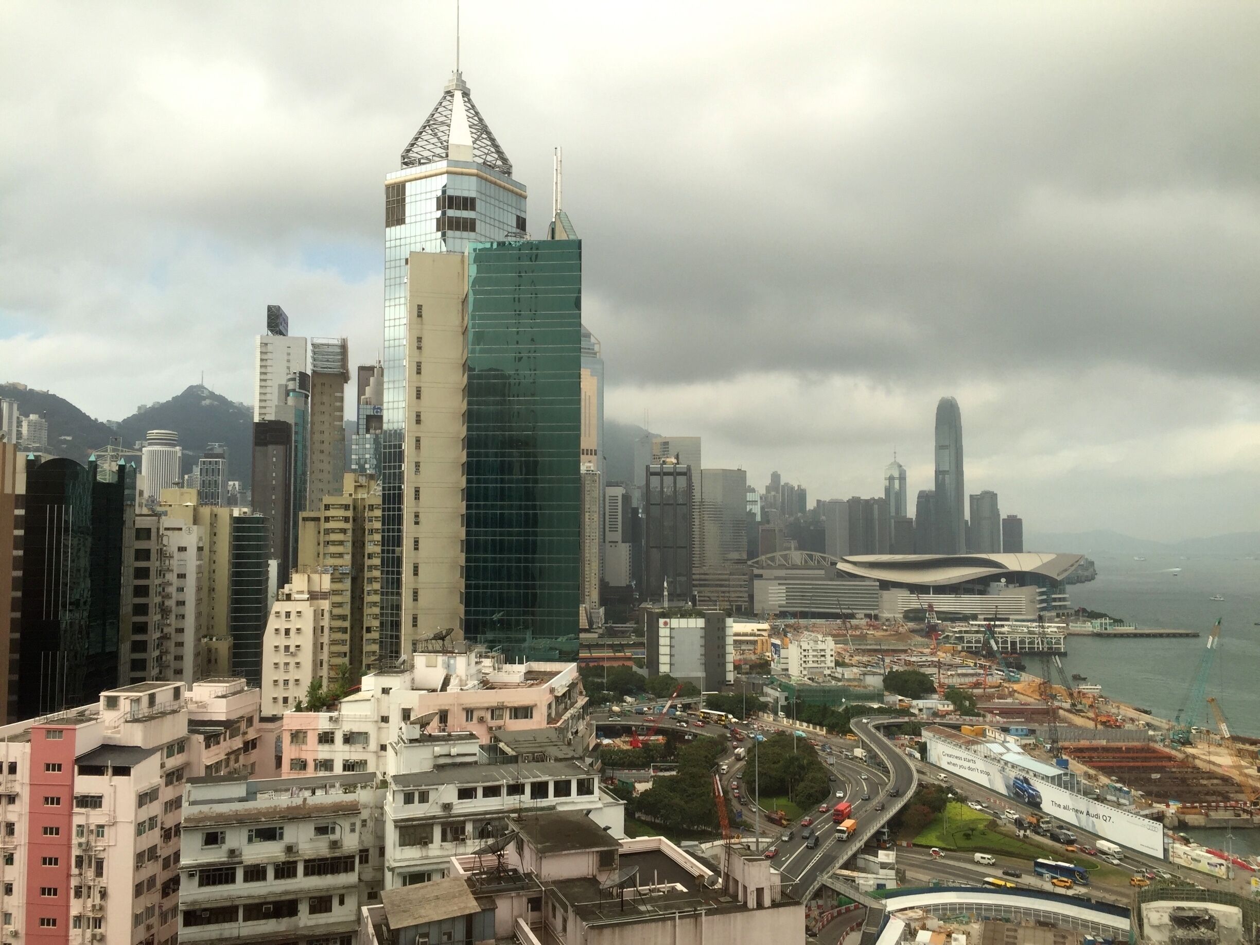 Causeway Bay is a heavily built-up area of Hong Kong, located on Hong Kong Island, and covering parts of Wan Chai District. The Cantonese name is also romanised as Tung Lo Wan as in Tung Lo Wan Road. The rent in the shopping areas of Causeway Bay was ranked as the world's most expensive for the second year in a row, after overtaking New York City's Fifth Avenue in 2012.