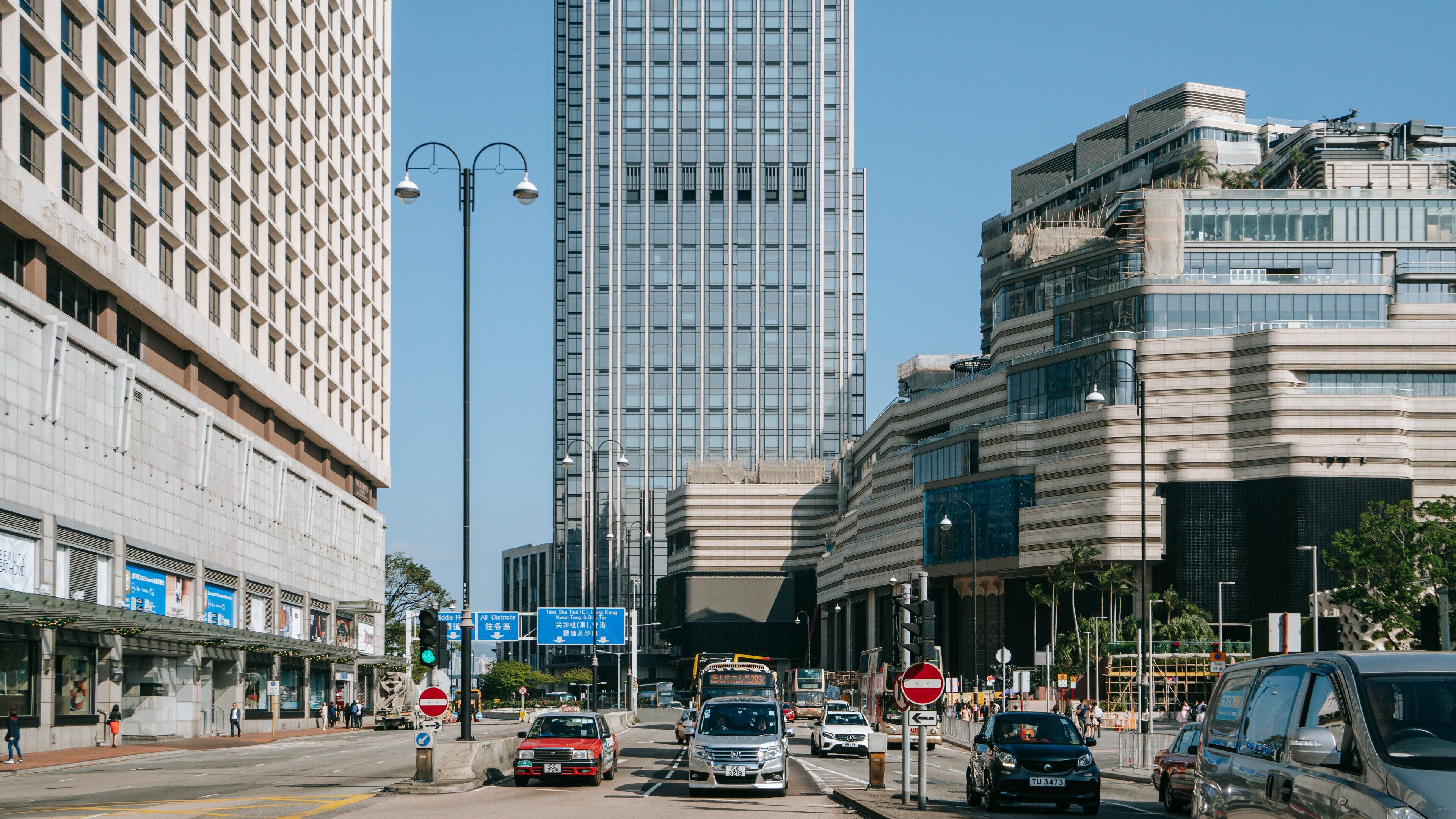 Tsim Sha Tsui which includes a city