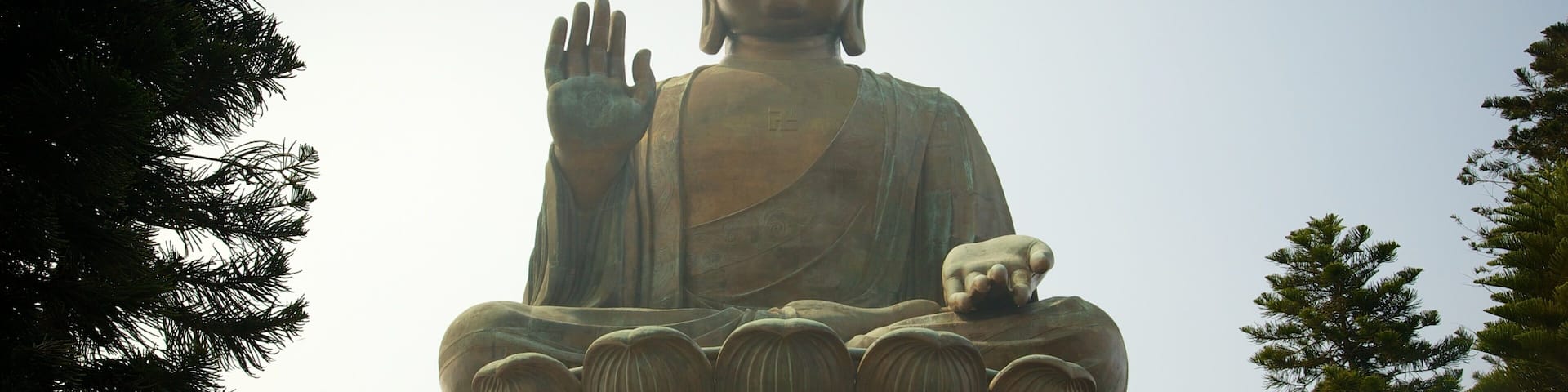 Big Buddha showing a monument, religious elements and a statue or sculpture
