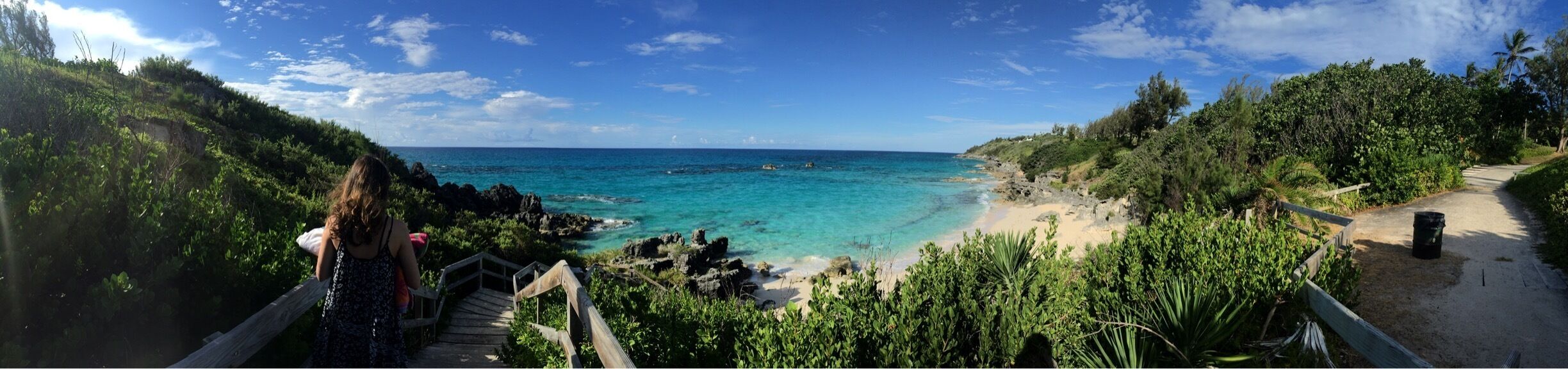 Great snorkeling spot. Get there early before cruise shippers! 