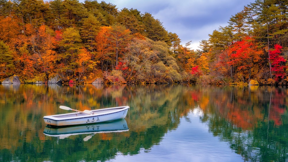 Goshikinuma Ponds, 5 colors ponds in Fukushima, Japan