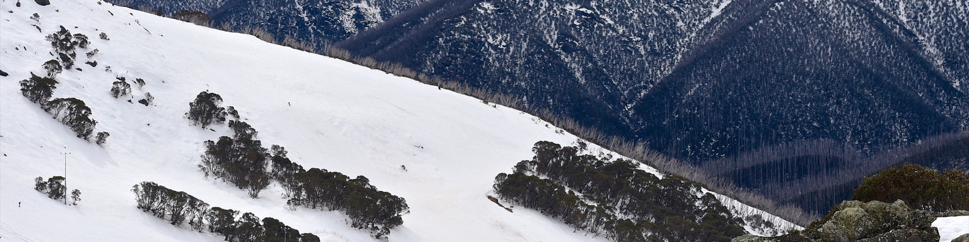 Falls Creek which includes snow, snow boarding and mountains