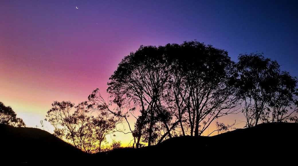 Sunset over the mountains of Falls Creek