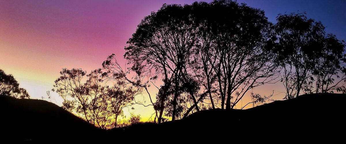Sunset over the mountains of Falls Creek