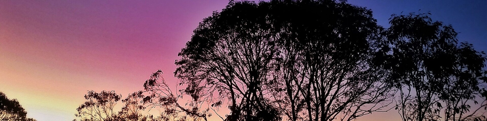 Sunset over the mountains of Falls Creek