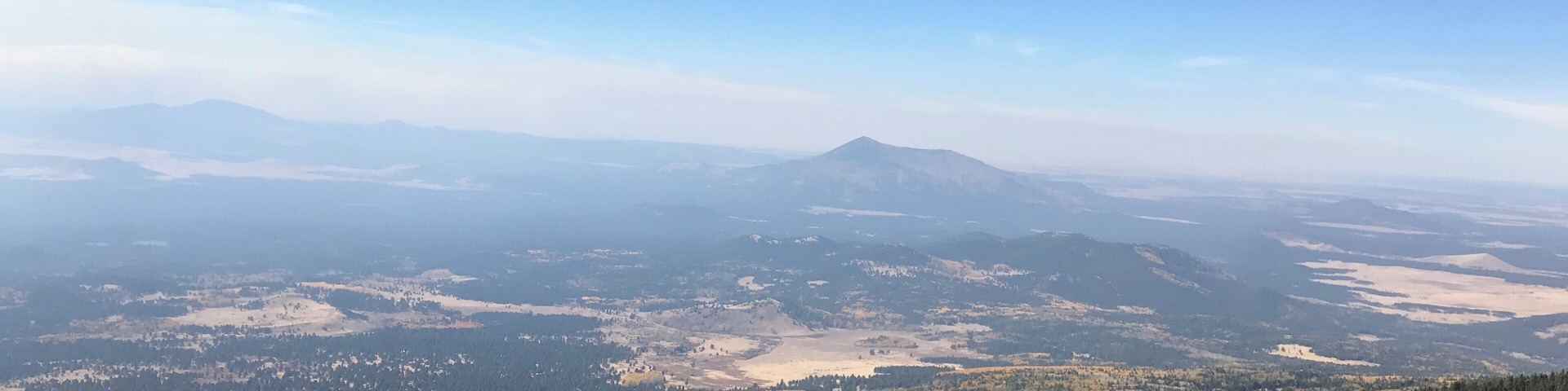 View from top of the ski lift