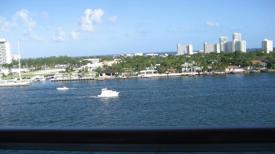 Fort Lauderdale, view from the ship. On the the way to Caribbean.