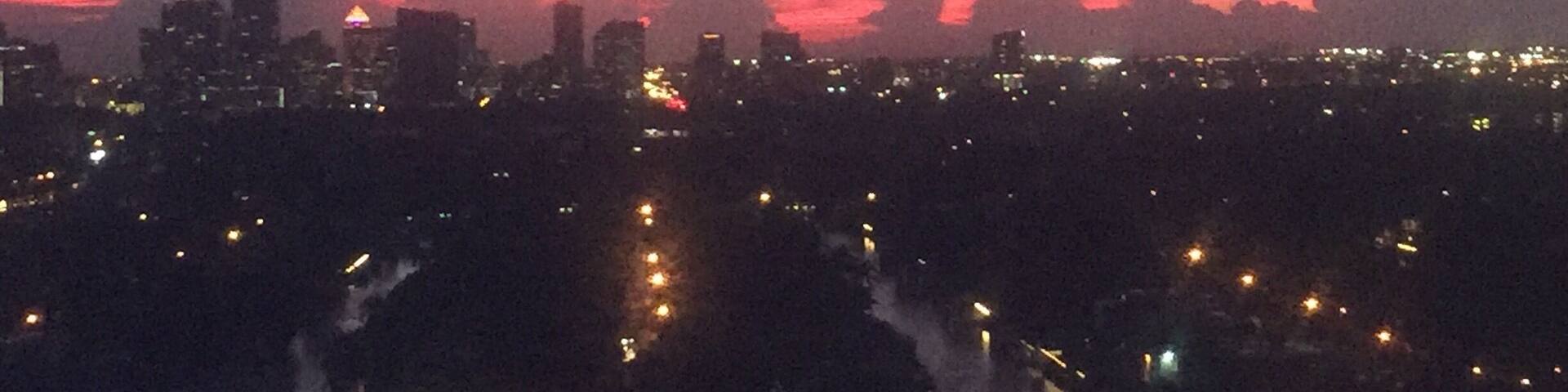 View of Ft Lauderdale sunset