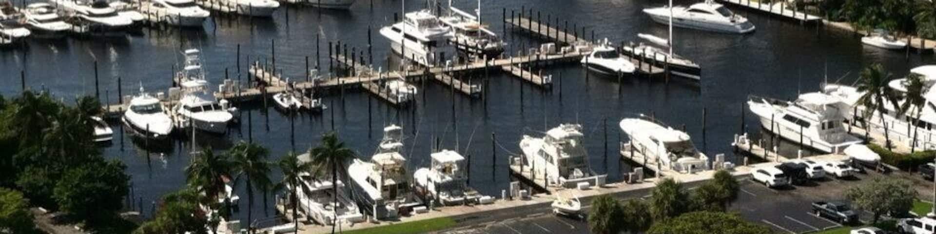 The marina in Fort Lauderdale, Florida.
