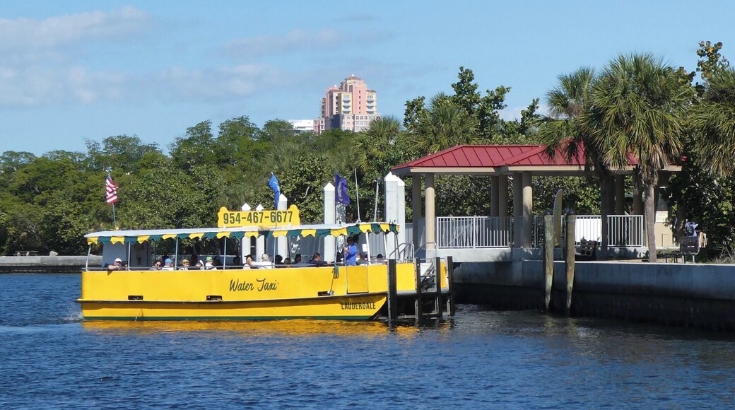 The Intracoastal Waterway through Ft Lauderdale has some beautiful views and they are easy to see via their water taxis. For $28, you can spend hours riding the water and catching some amazing views.