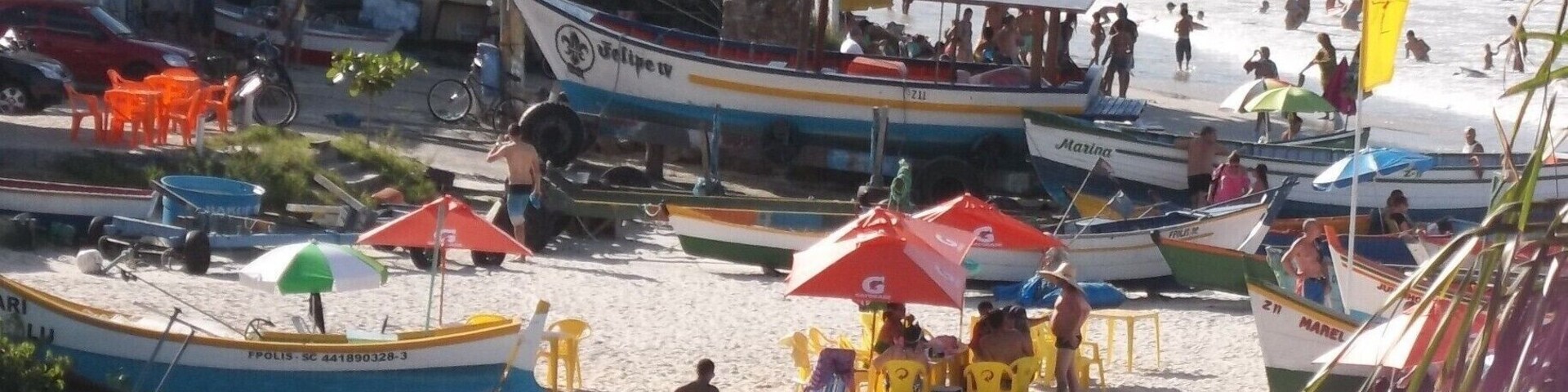 #beach Vista de la playa, saliendo de la playa de surfers de Matadeiro.