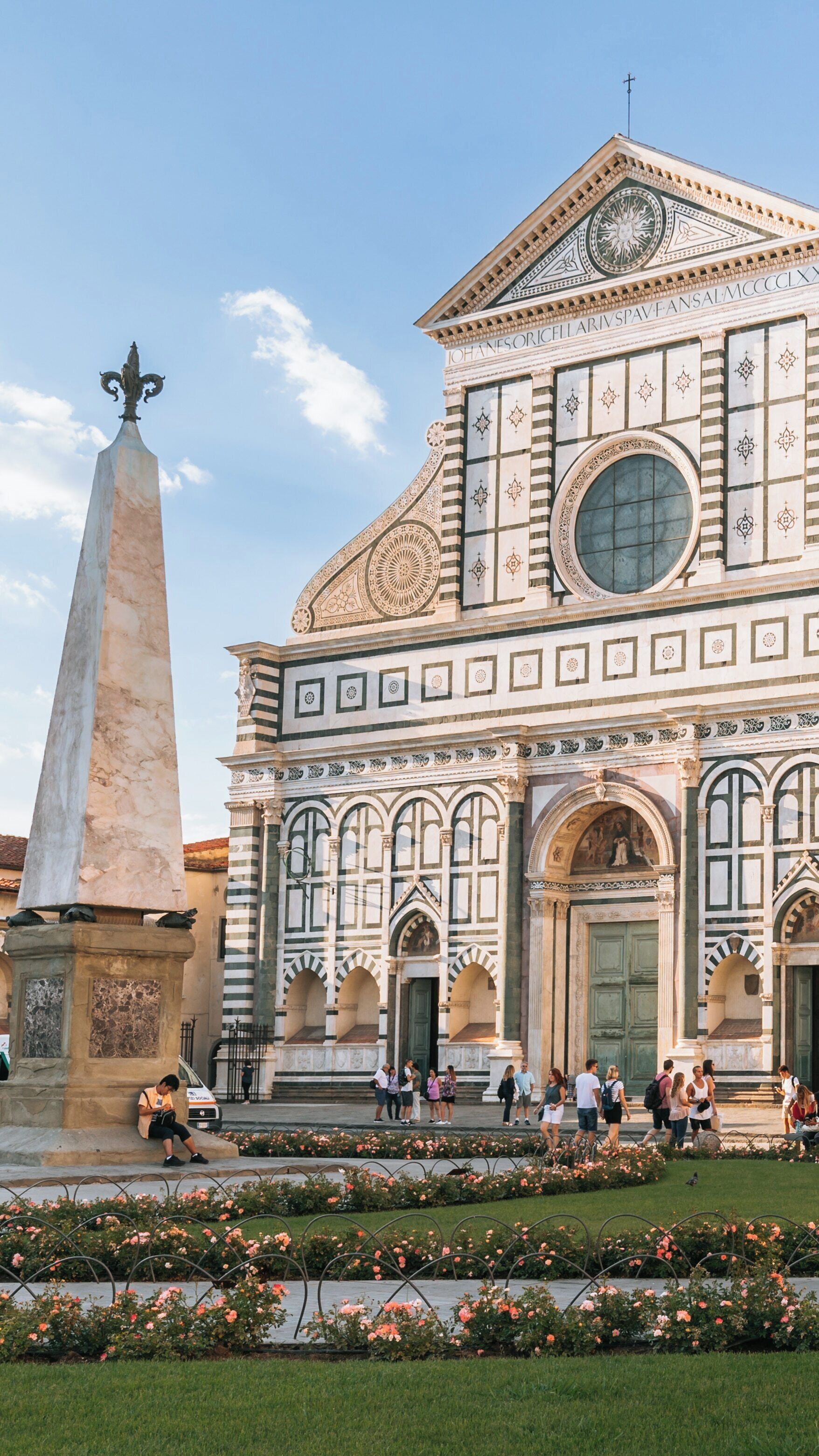 Exploring Piazza di Santa Maria Novella in Florence, a hub of history and culture in Tuscany, Italy