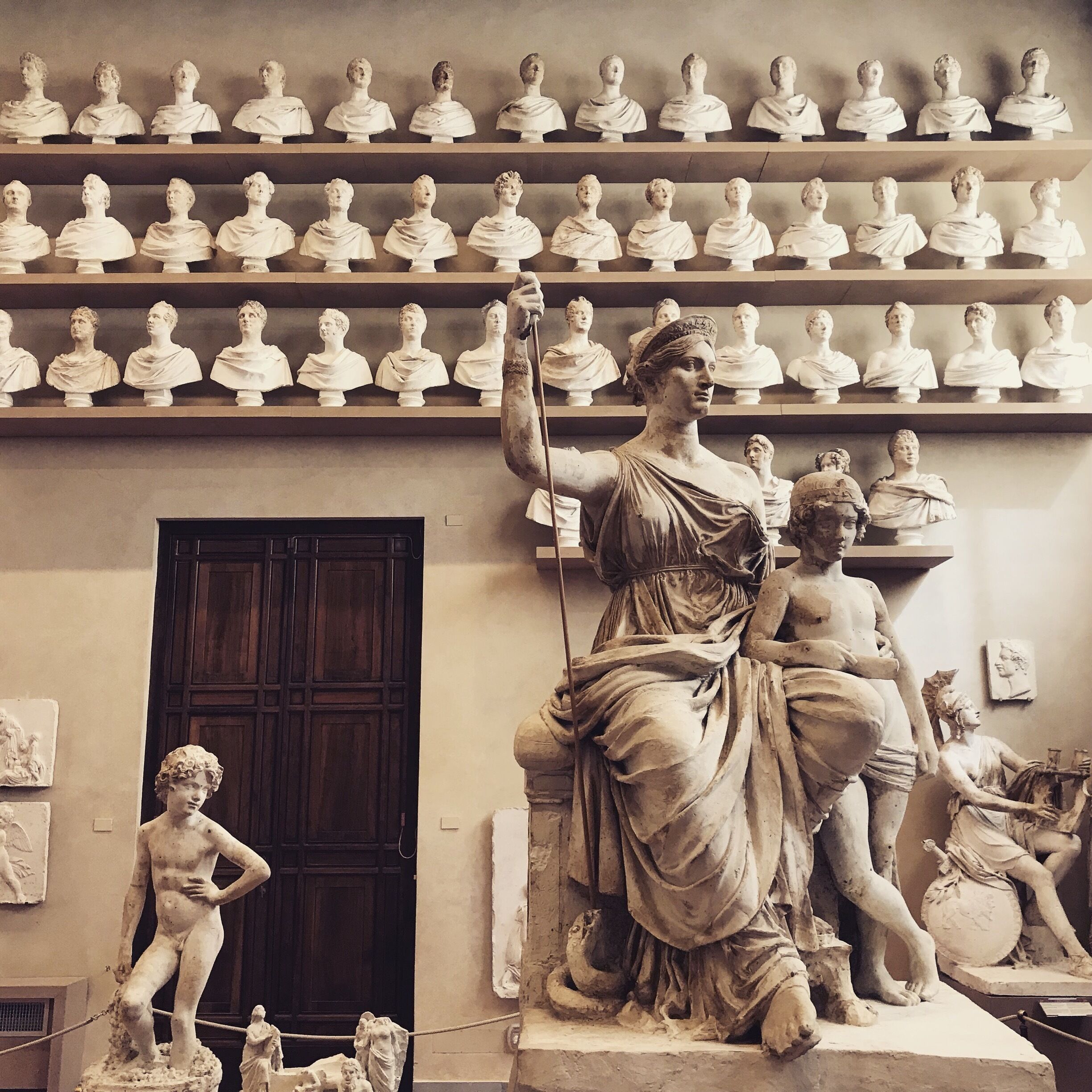 People come here to see David, but there are other wonderful treasures to see. We thought this display was stunning. 